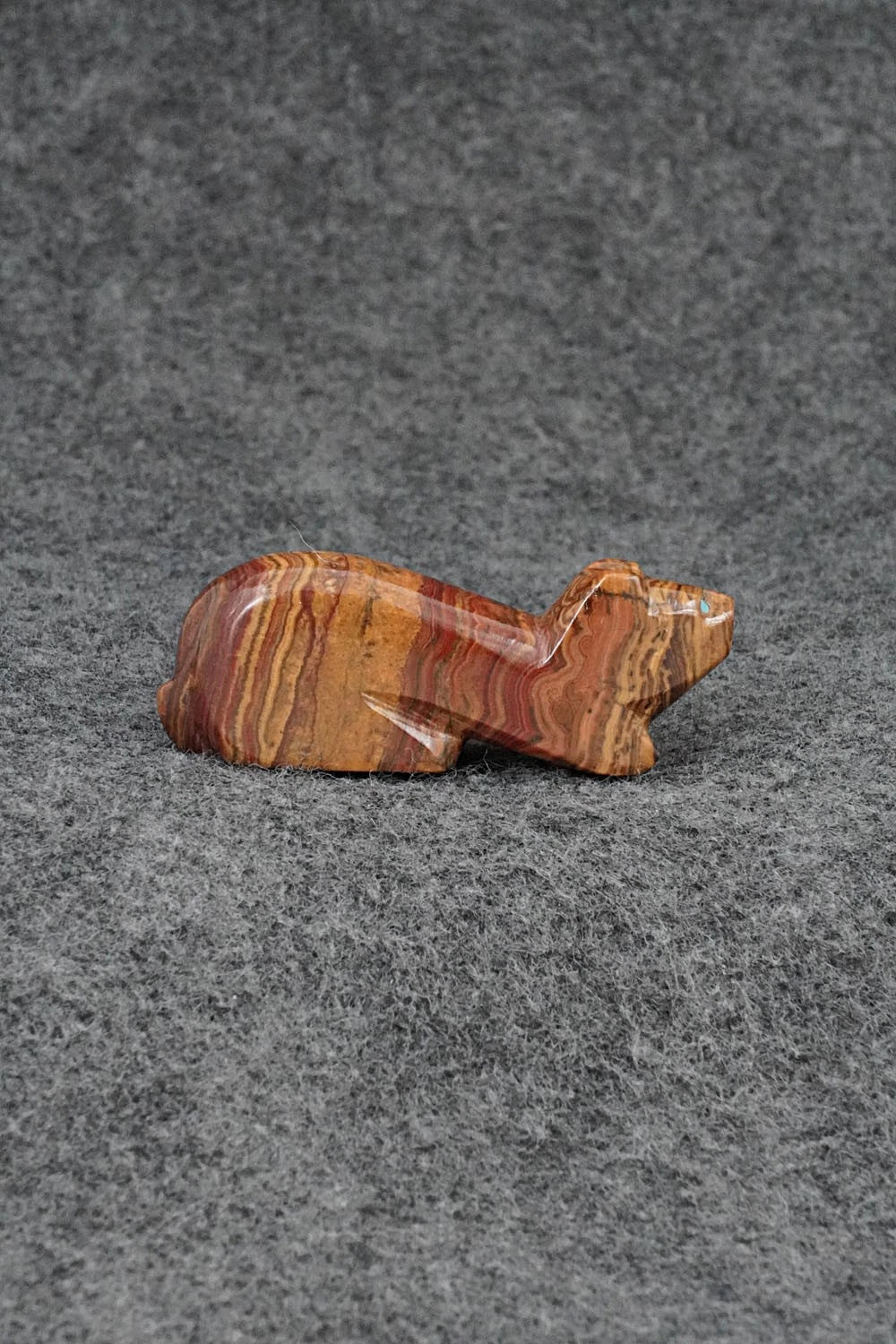 Mountain Lion Zuni Fetish Carving - Clayton Panteah