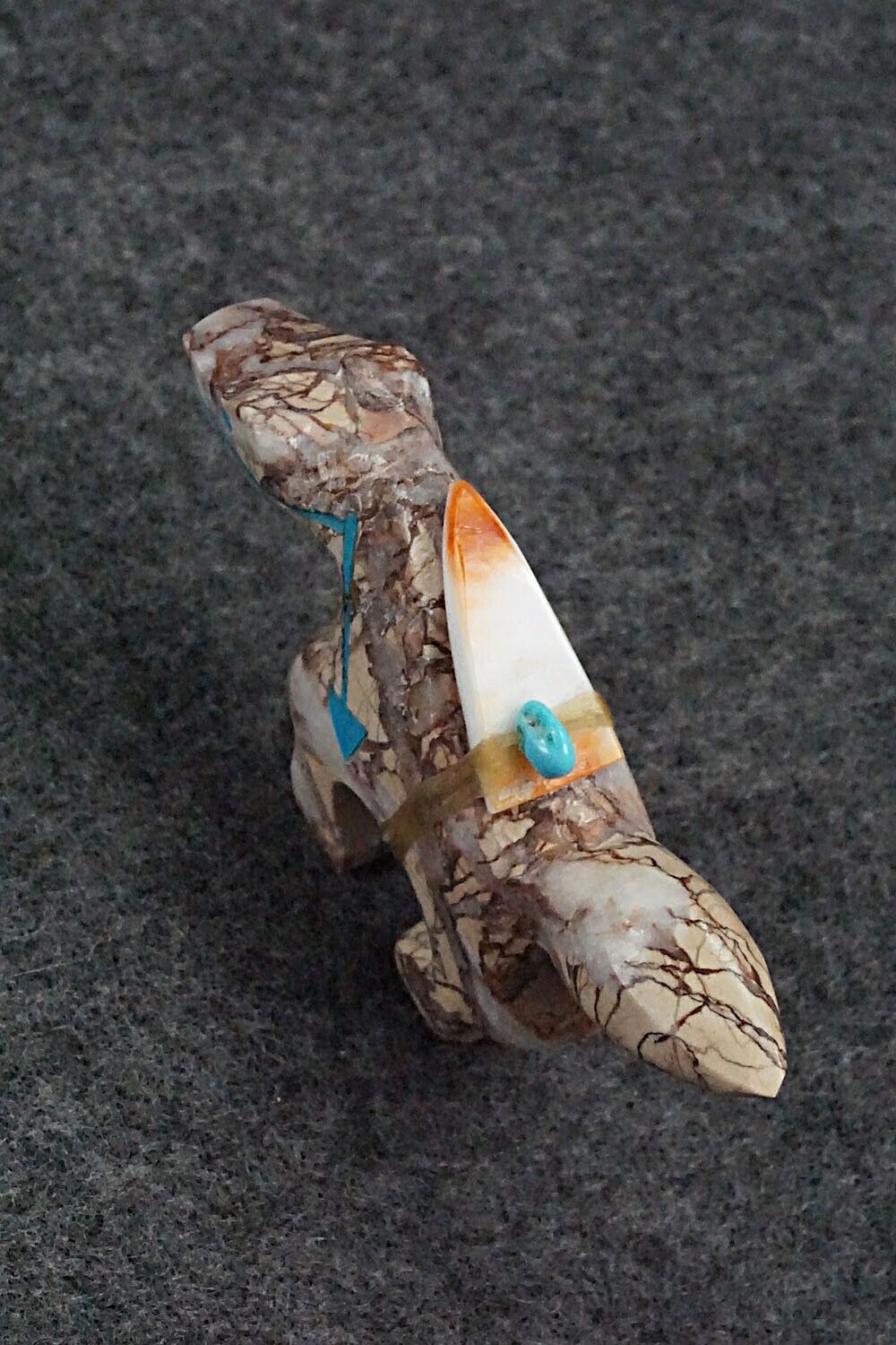 Horse Zuni Fetish Carving - Fernando Laiwakete