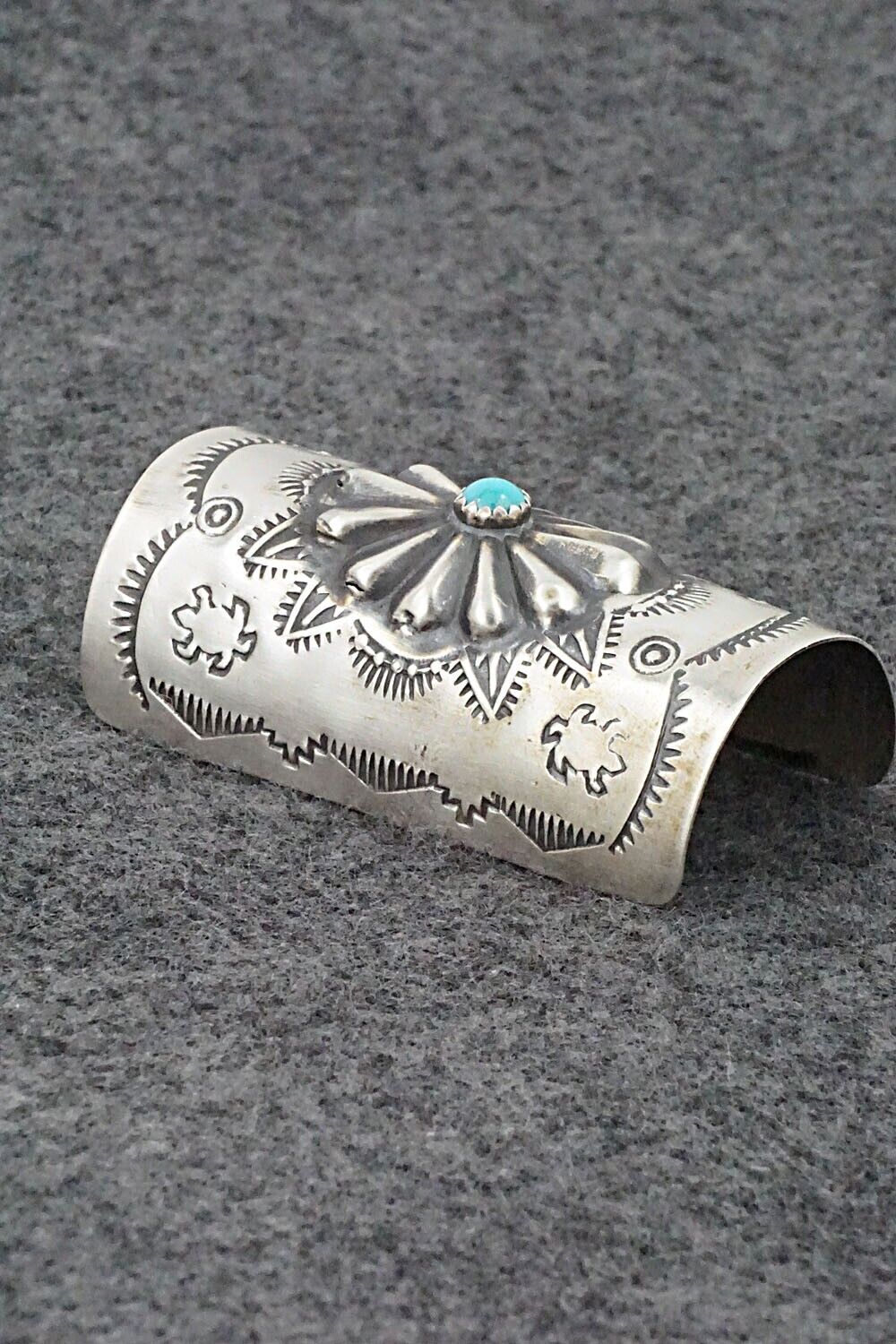 Turquoise & Sterling Silver Hair Pin - Arlene Soce