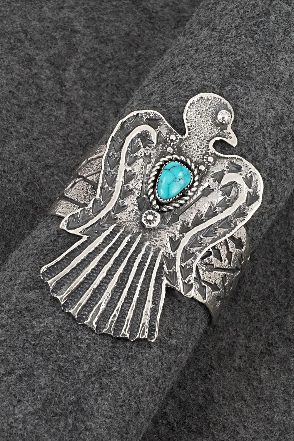 Turquoise & Sterling Silver Bracelet - Delbert Arviso