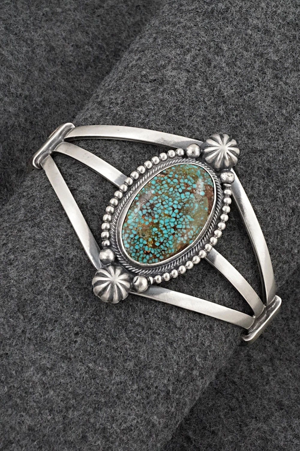 Turquoise & Sterling Silver Bracelet - Darrin Livingston