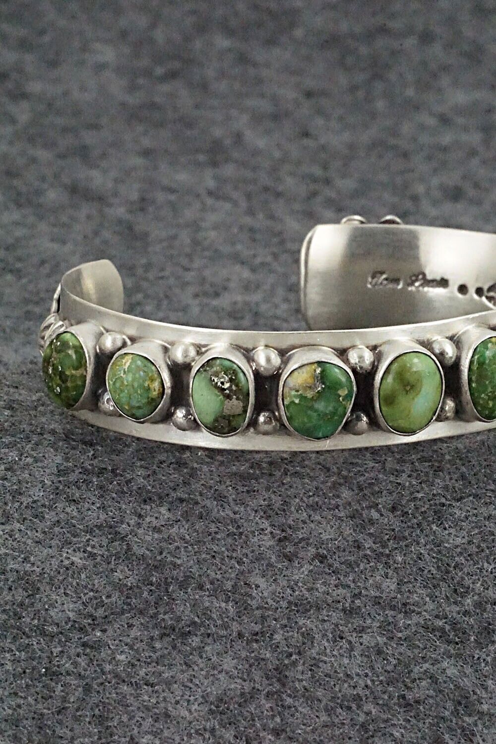 Turquoise & Sterling Silver Bracelet - Tom Lewis