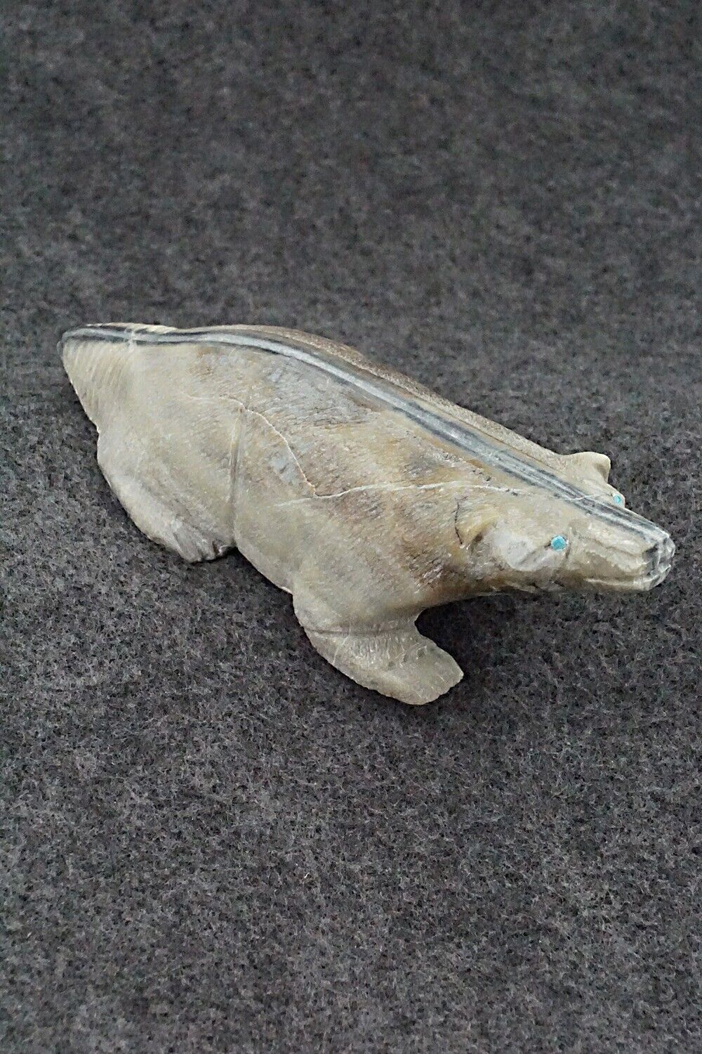 Badger Zuni Fetish Carving - Herbert Him