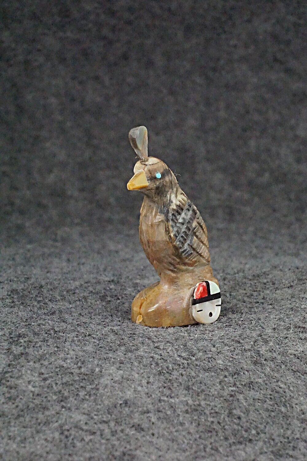 Quail Zuni Fetish Carving - Darrin Boone