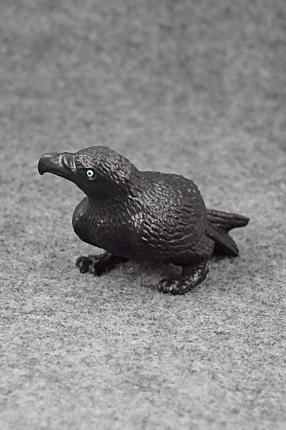 Crow Zuni Fetish Carving - Travis Lasiloo