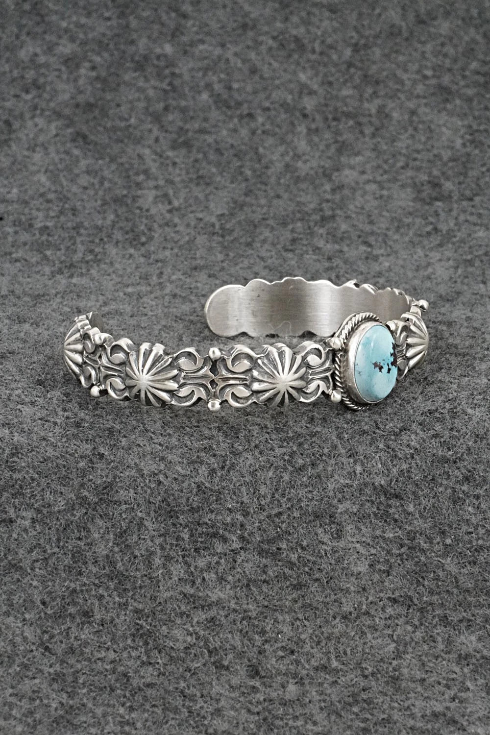 Turquoise & Sterling Silver Bracelet - Thomas Yazzie