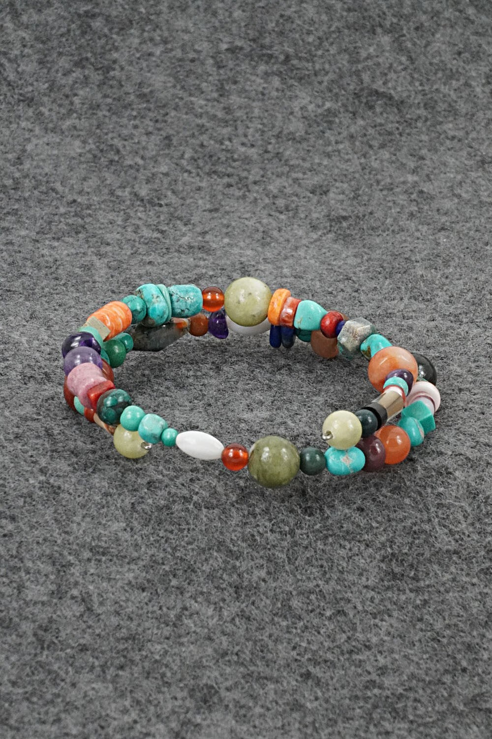 Multi-Stone Beaded Bracelet - Helen Tsosie