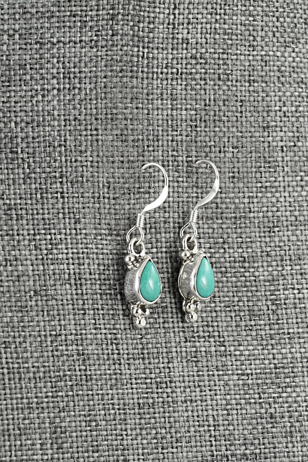 Turquoise and Sterling Silver Earrings - Sharon McCarthy