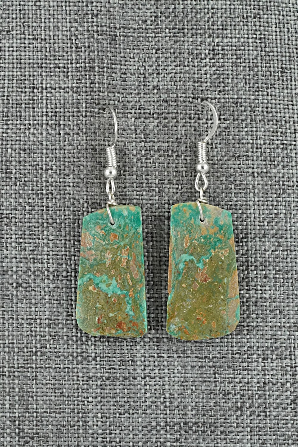 Turquoise & Sterling Silver Earrings - Tammy Nolcot