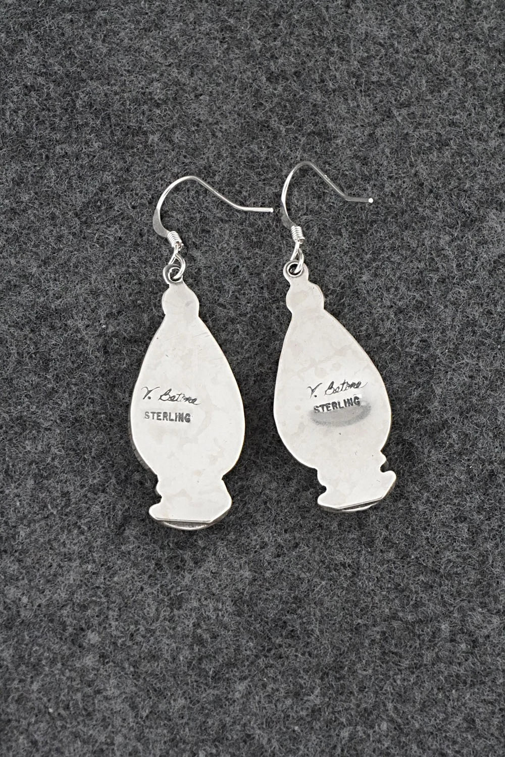 Turquoise & Sterling Silver Earrings - Verley Betone