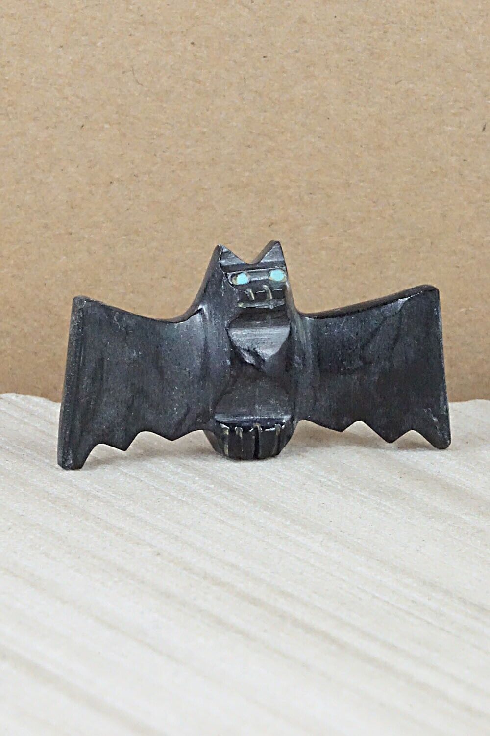 Bat Zuni Fetish Carving - Tim Lementino