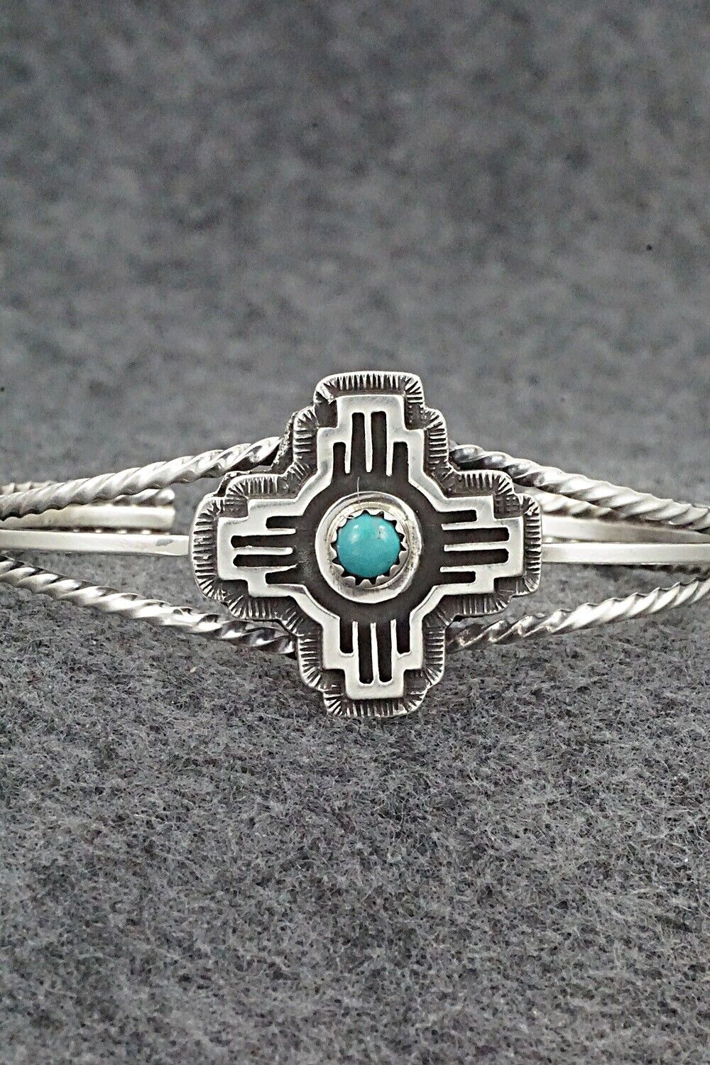 Turquoise & Sterling Silver Bracelet - Robertson Martinez