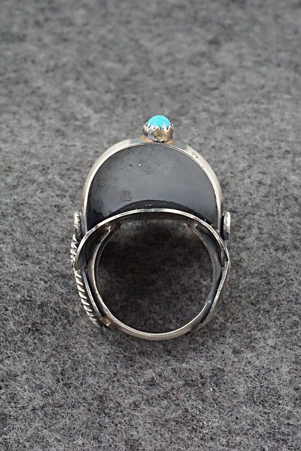 Turquoise and Sterling Silver Ring - Tim Yazzie - Size 9.25