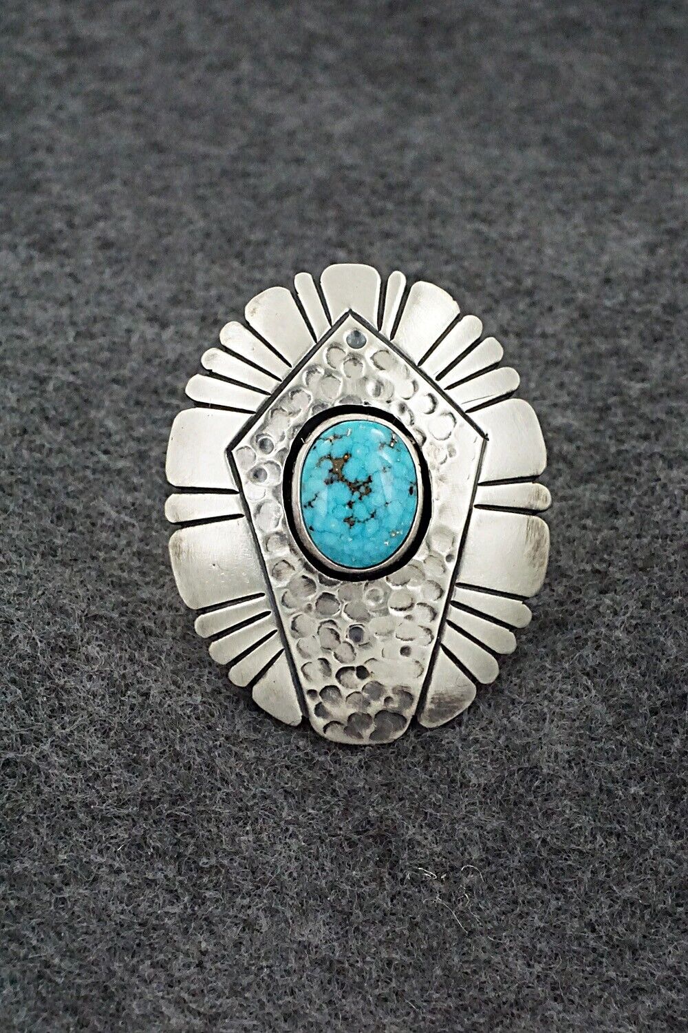 Turquoise & Sterling Silver Ring - Marita Benally - Size 9