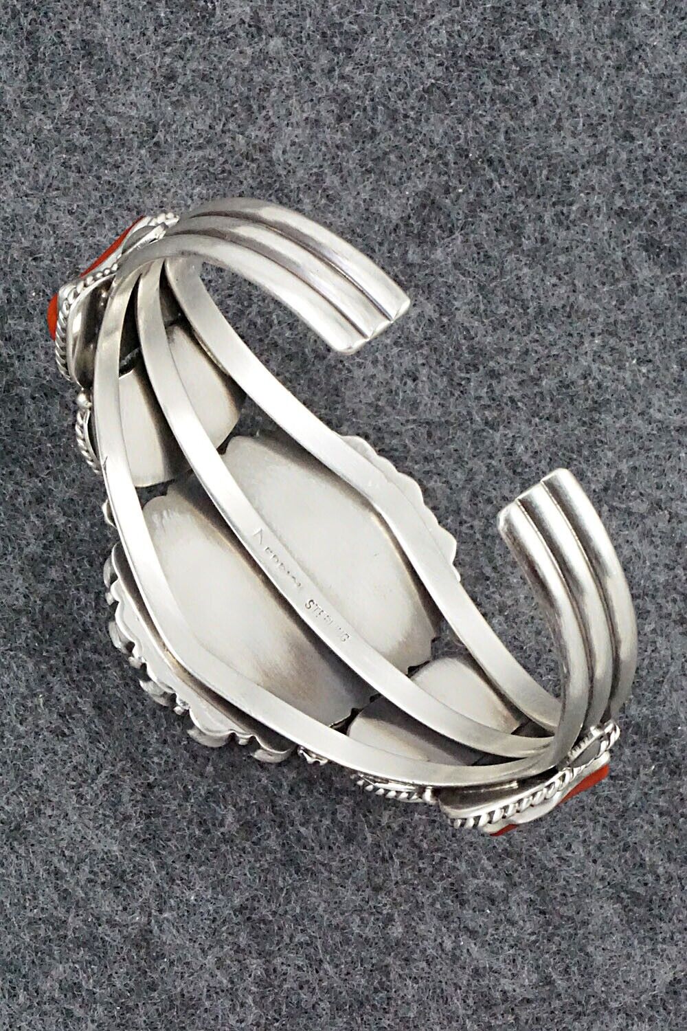 Coral & Sterling Silver Bracelet - Derrick Gordon