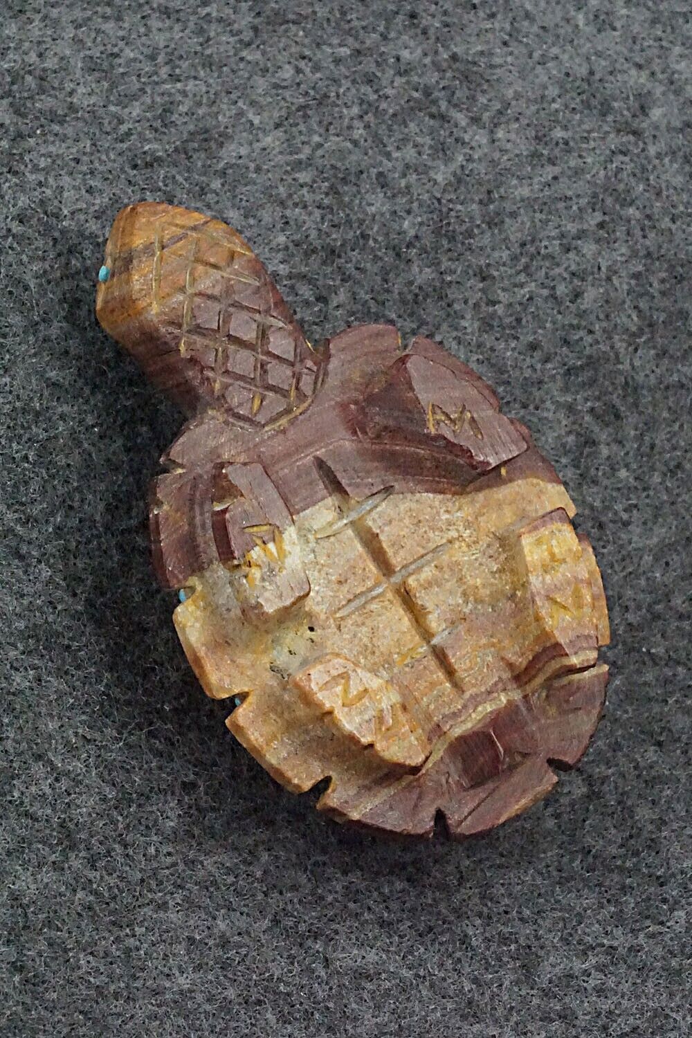 Tortoise Turtle Zuni Fetish Carving - Douglas Martza