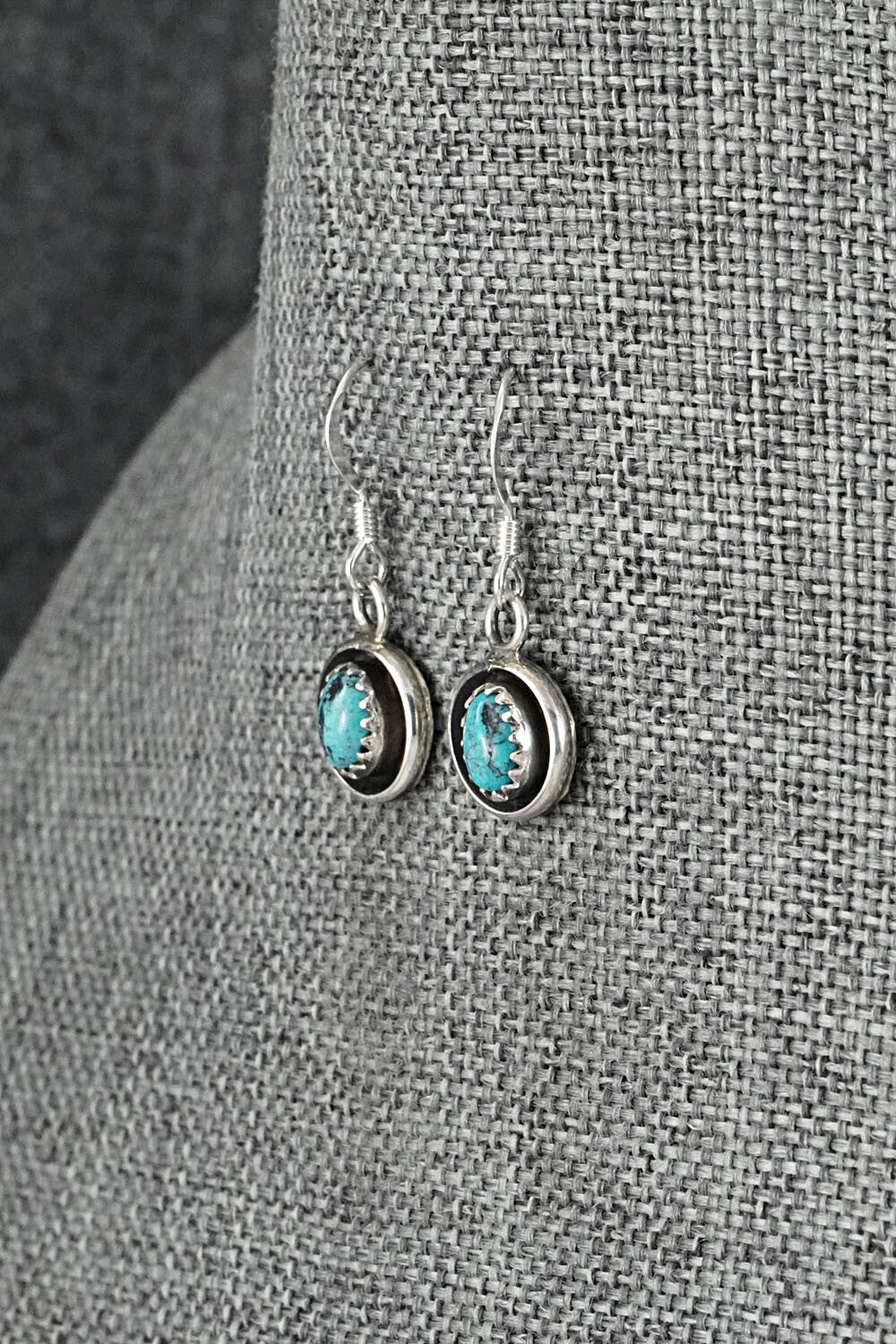 Turquoise & Sterling Silver Squash Blossom Set - Phil Garcia