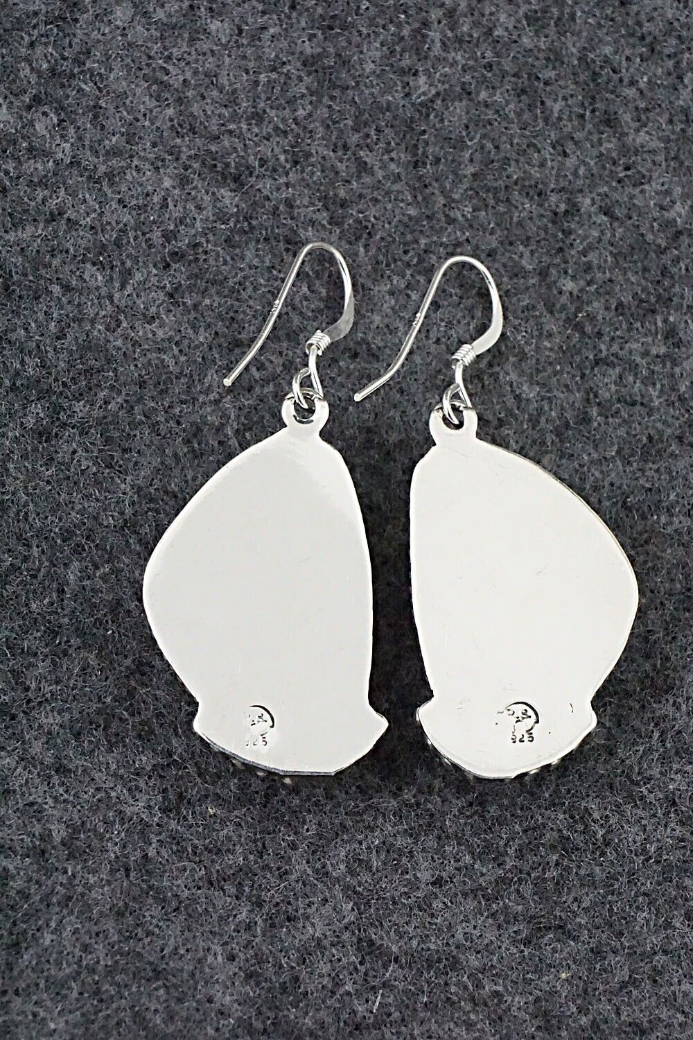 White Buffalo & Sterling Silver Earrings - Sharon McCarthy