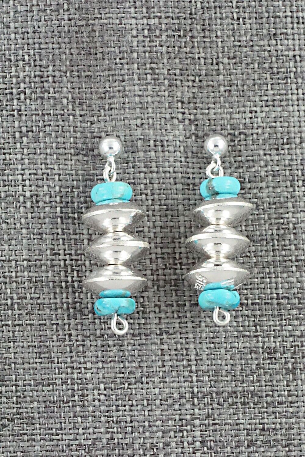 Turquoise & Sterling Silver Earrings - Presley Haley