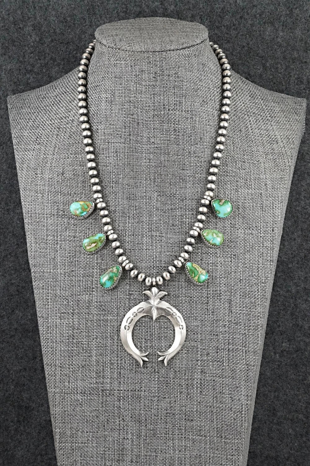 Turquoise & Sterling Silver Necklace - Latricia Largo