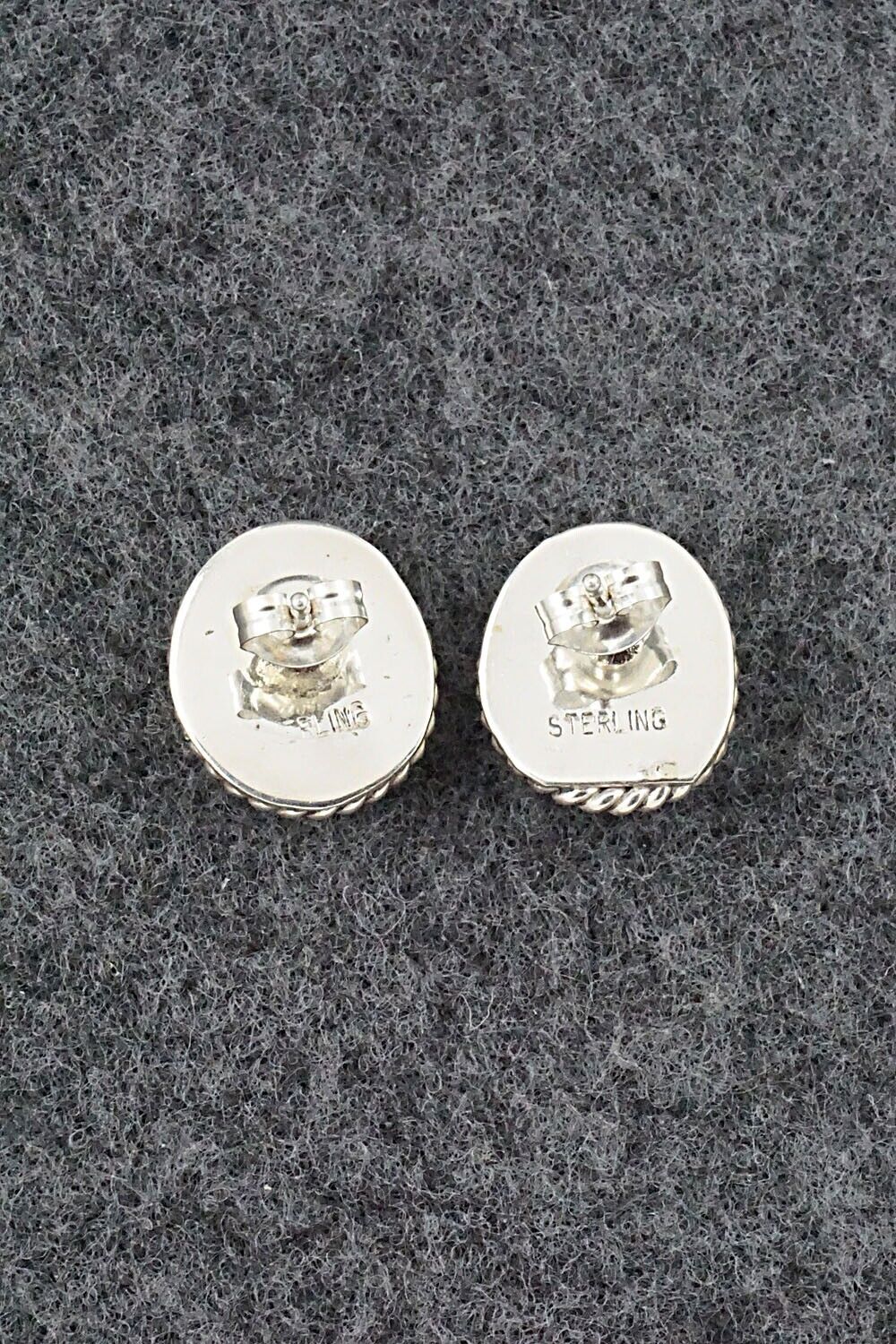 Turquoise & Sterling Silver Earrings -Isabelle John