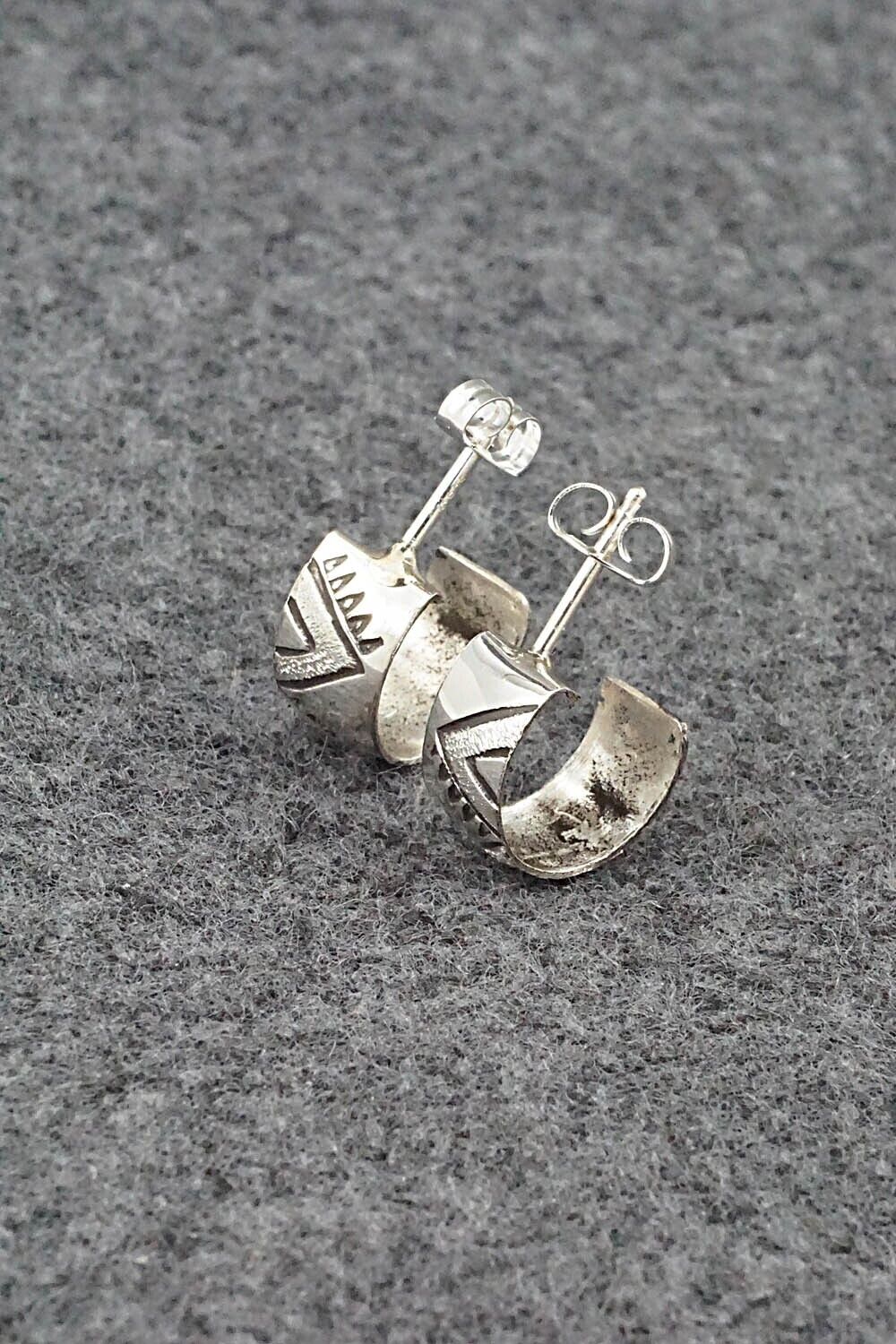 Sterling Silver Hoop Earrings - Nora Ashley