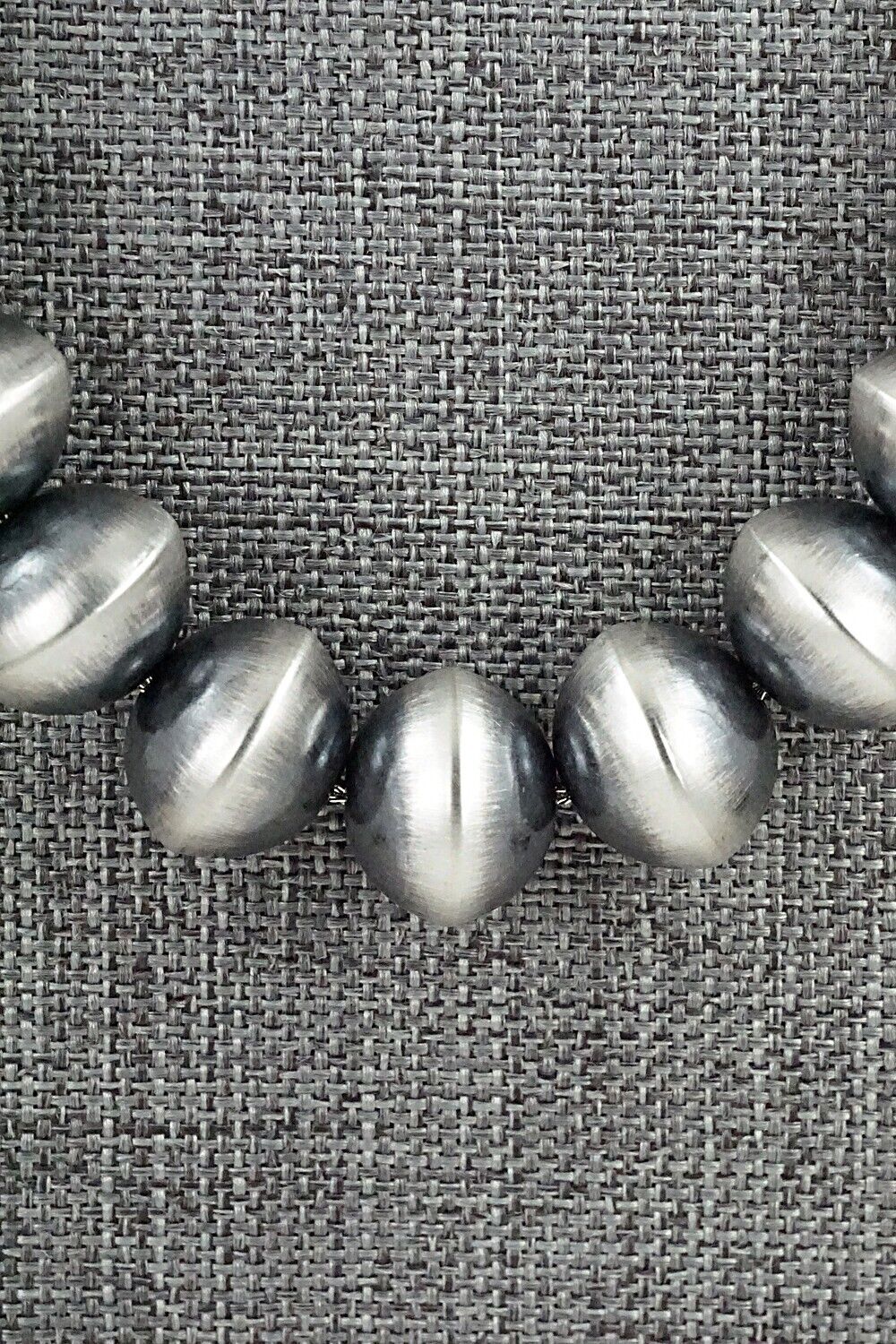 Sterling Silver Navajo Pearl Necklace 20" - Tonisha Haley
