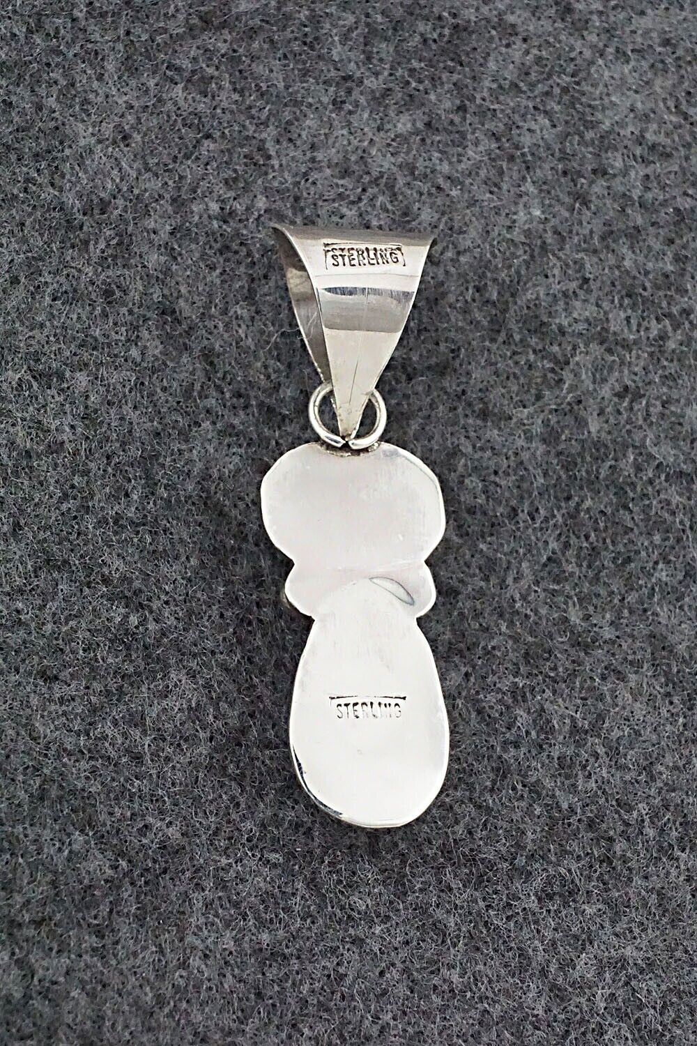 Turquoise & Sterling Silver Pendant - Ernest Hawthorne