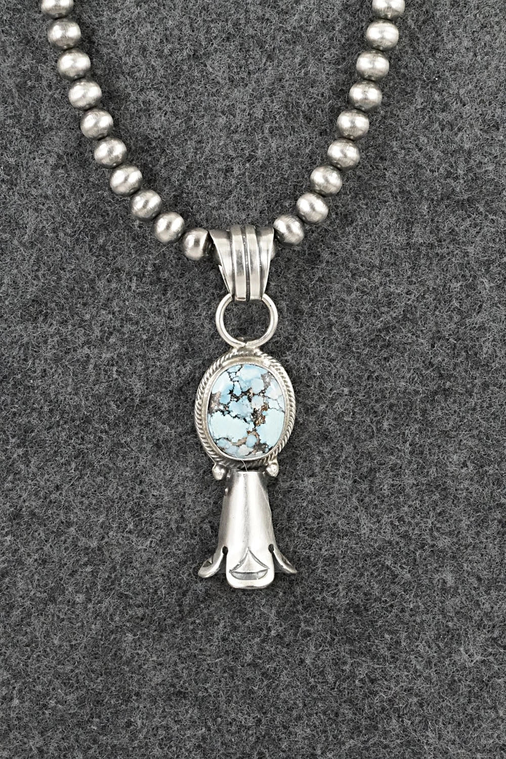 Turquoise & Sterling Silver Necklace - Sharon McCarthy