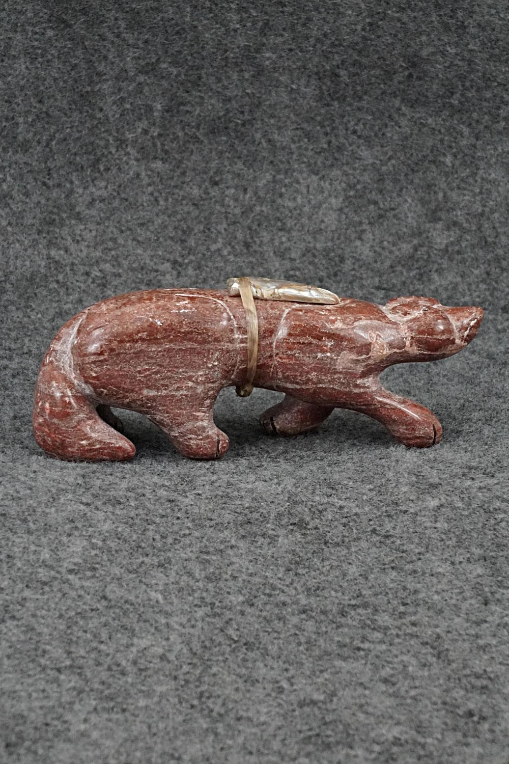 Mountain Lion Zuni Fetish Carving - Rick Kallestewa