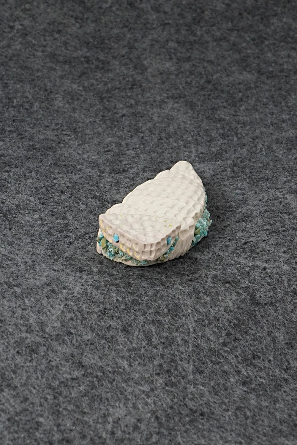 Horned Toad Zuni Fetish Carving - Jensen Charlie