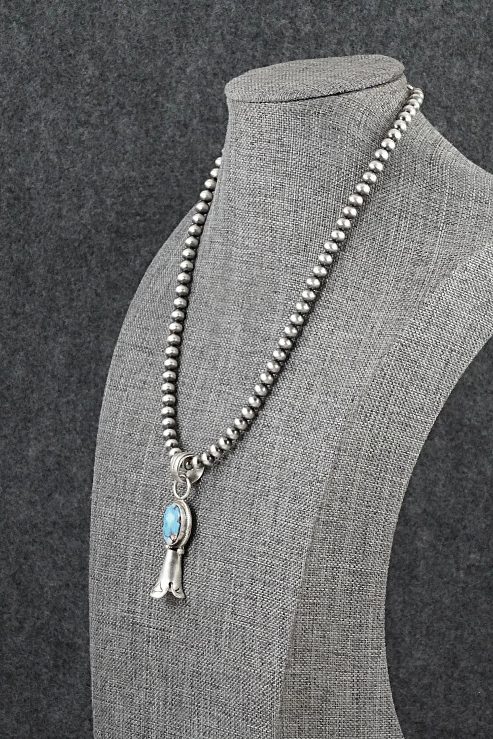 Turquoise & Sterling Silver Necklace - Sharon McCarthy