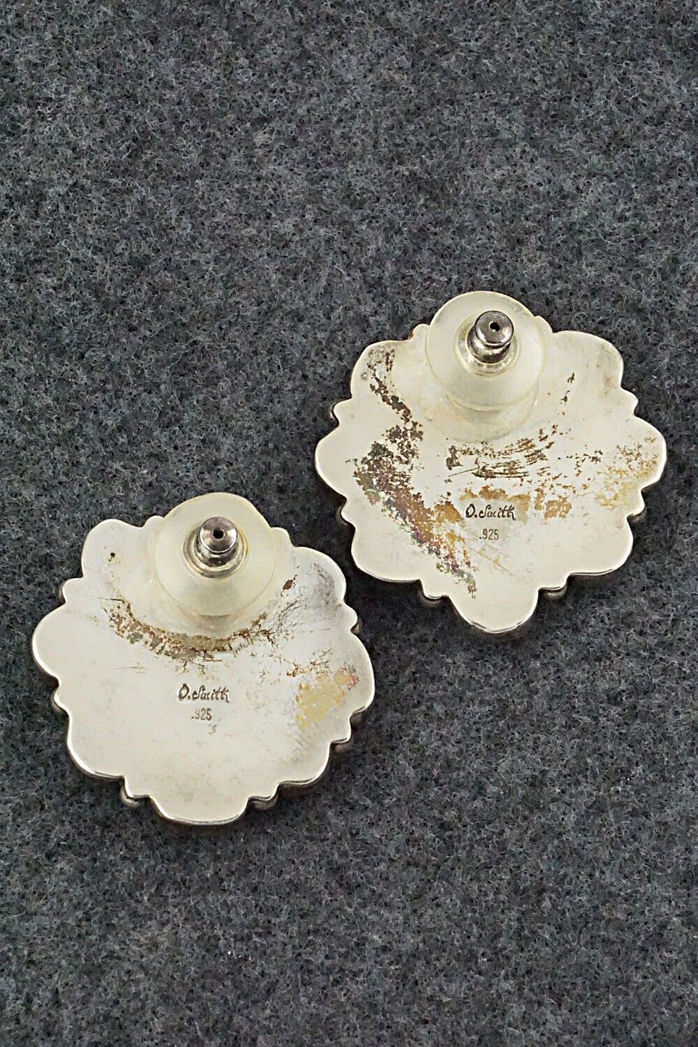 Turquoise & Sterling Silver Earrings - Oliver Smith