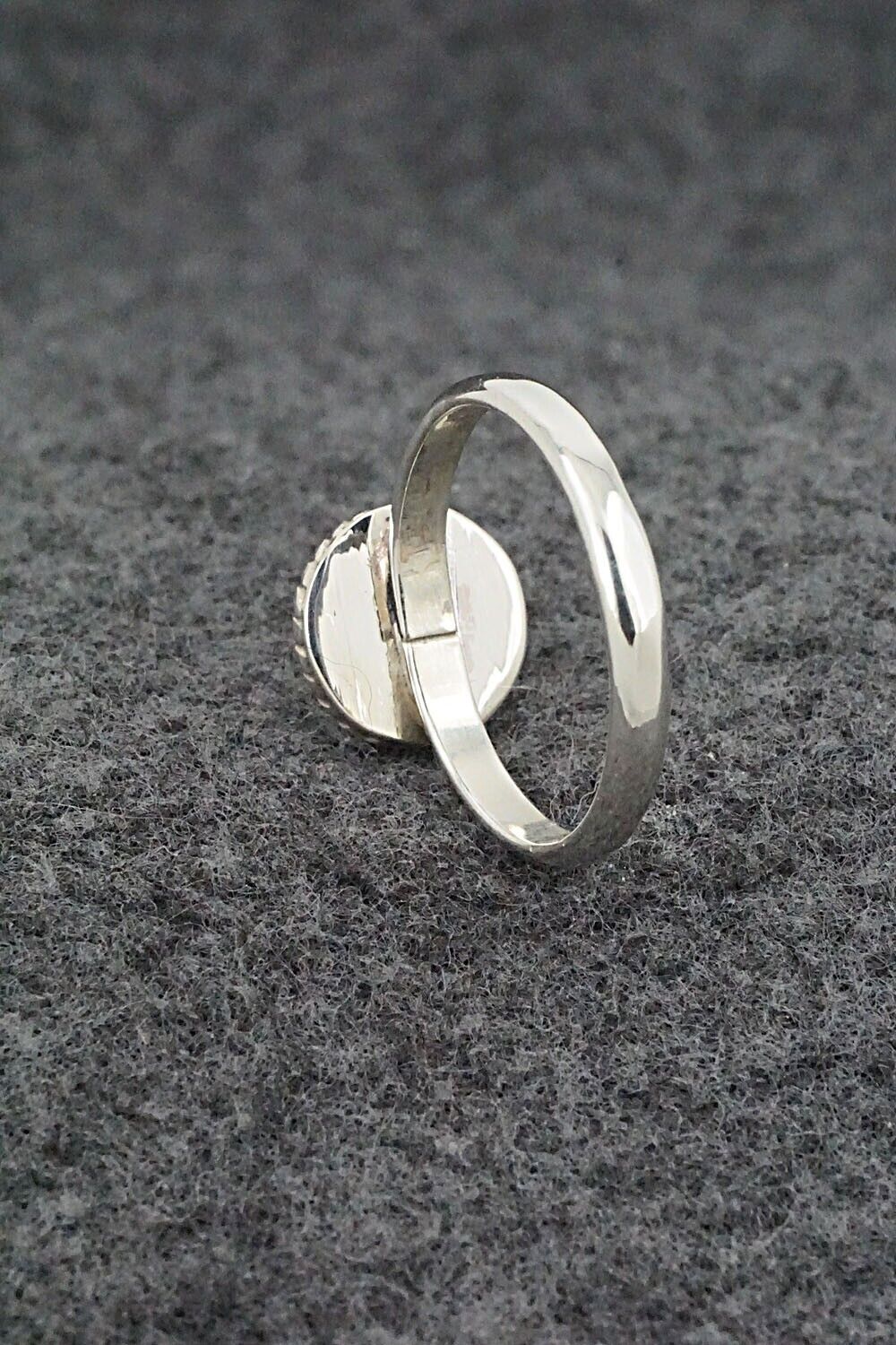 Multi-Stone & Sterling Silver Ring - Delbert Kallestewa Jr. - Size 9.5