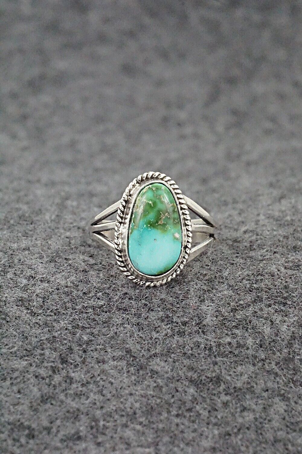 Turquoise & Sterling Silver Ring - Alice Rose Saunders - Size 6.25