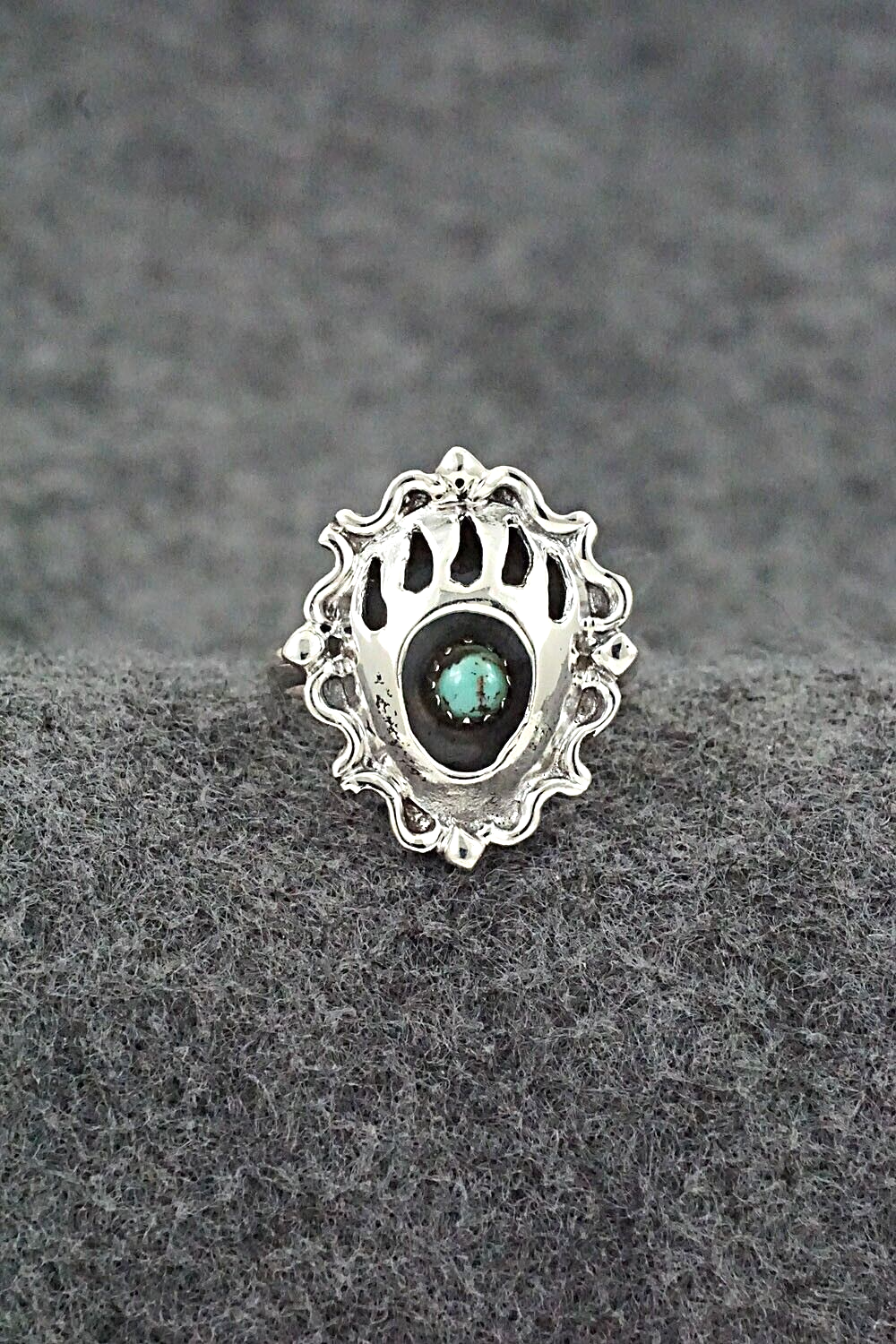 Turquoise & Sterling Silver Ring - Betty Hawthorne - Size 7