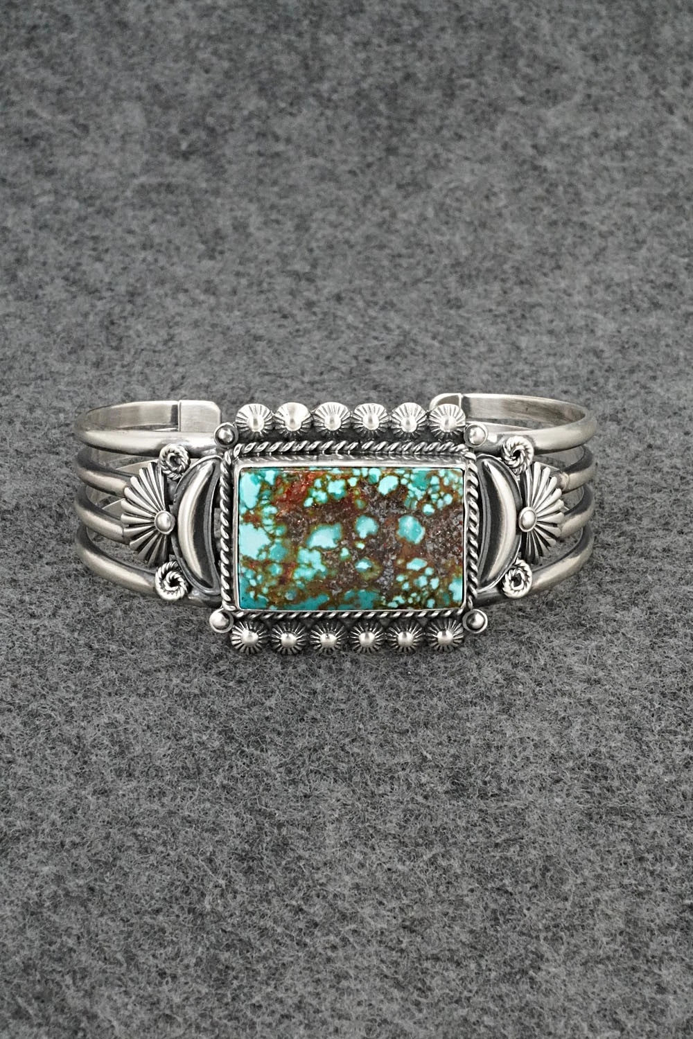 Turquoise & Sterling Silver Bracelet - Derrick Gordon
