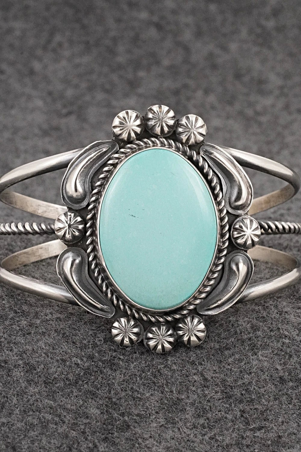 Turquoise & Sterling Silver Bracelet - Jeff James Jr.