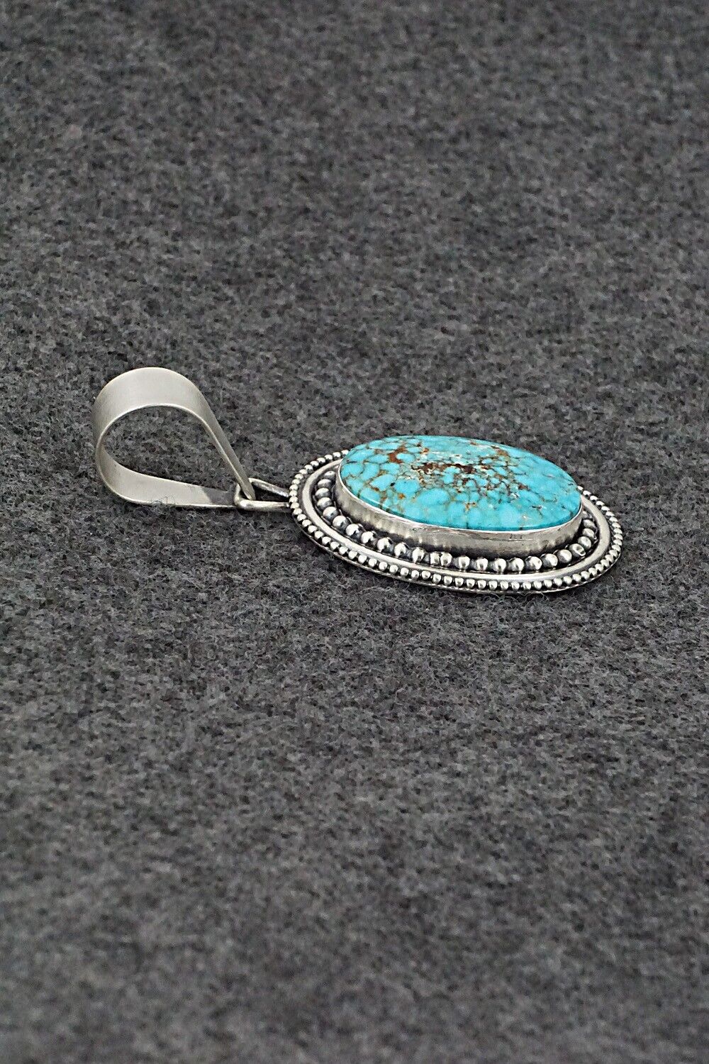 Turquoise & Sterling Silver Pendant - Daniel Benally