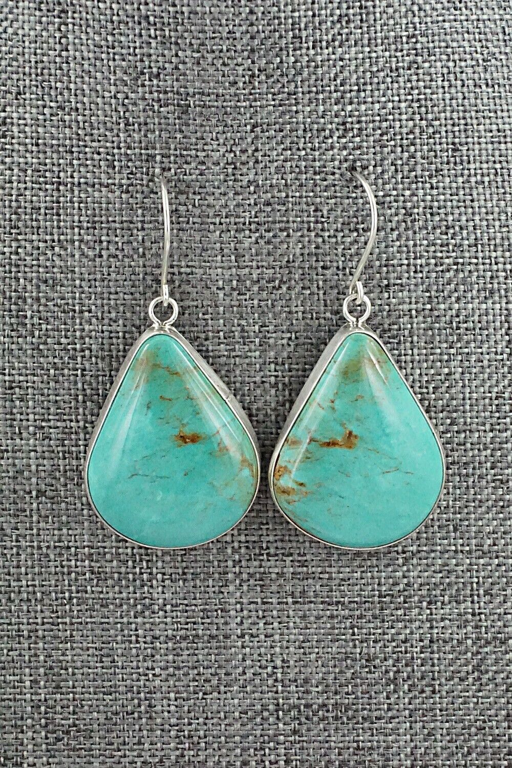 Turquoise & Sterling Silver Earrings - Rena Begay