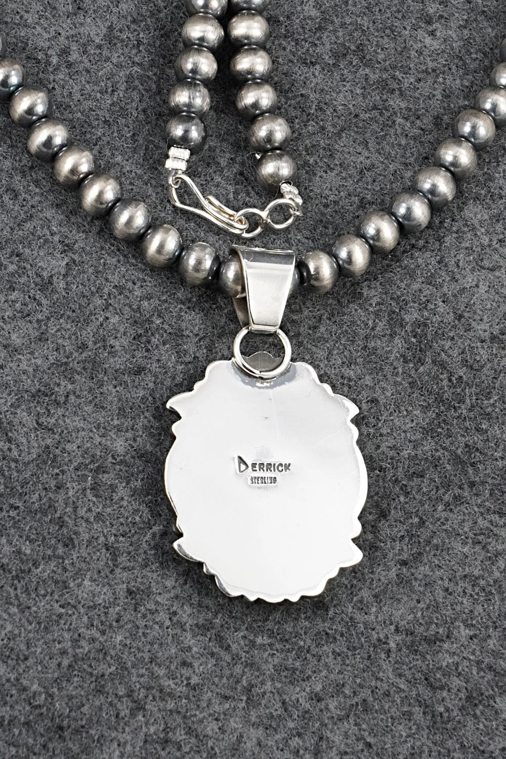 Turquoise & Sterling Silver Necklace - Derrick Gordon