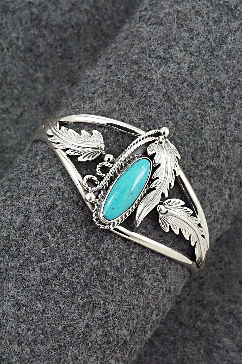 Turquoise & Sterling Silver Bracelet - Andrew Vandever