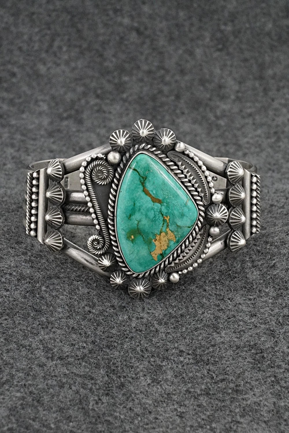 Turquoise & Sterling Silver Bracelet - Michael Calladitto