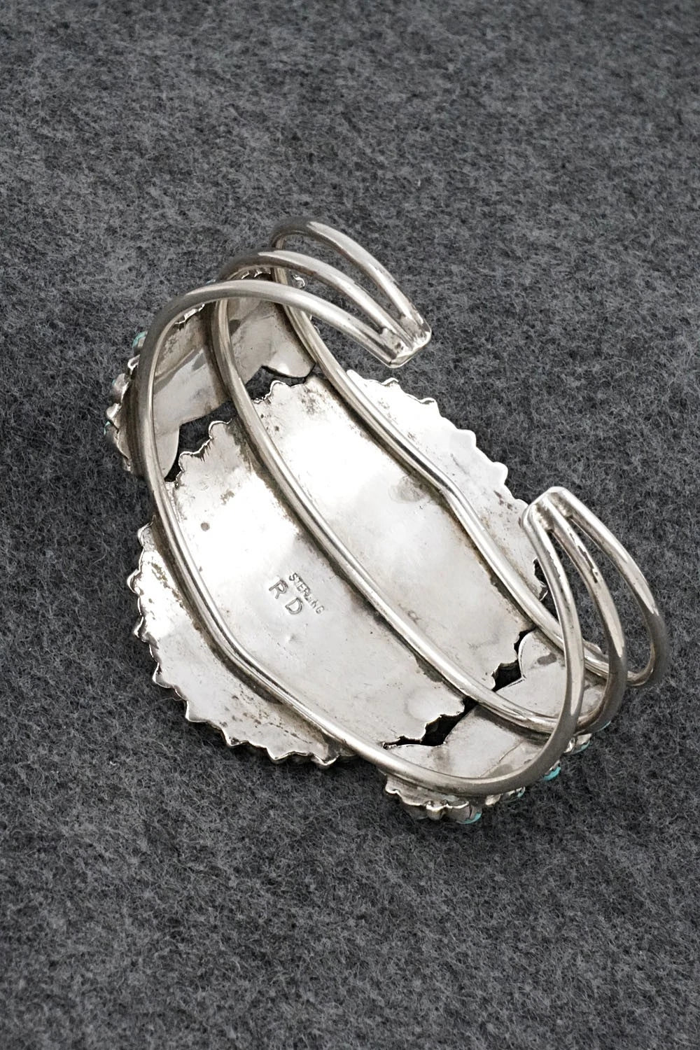Turquoise & Sterling Silver Vintage Bracelet