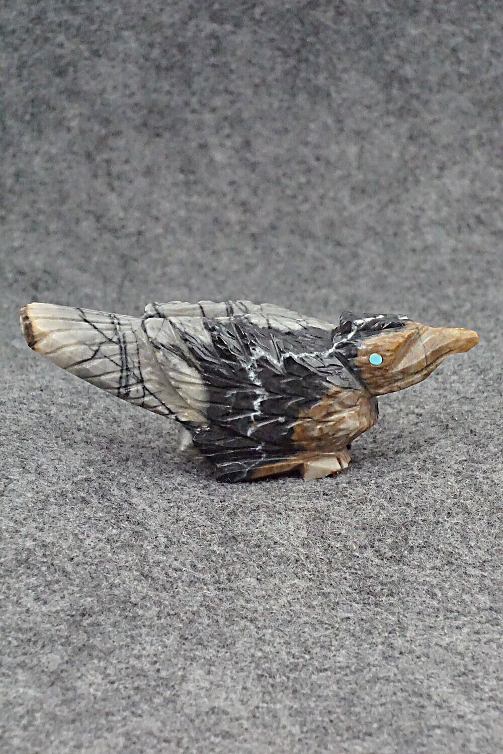 Roadrunner Zuni Fetish Carving - Tony Mackel