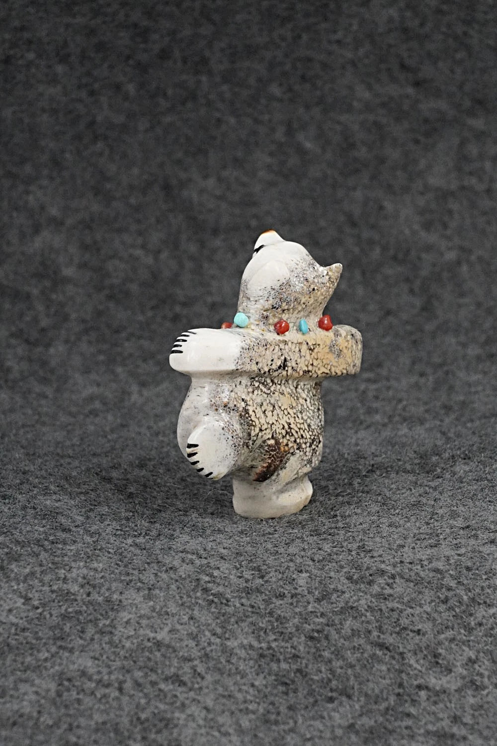 Dancing Bear Zuni Fetish Carving - Claudia Peina