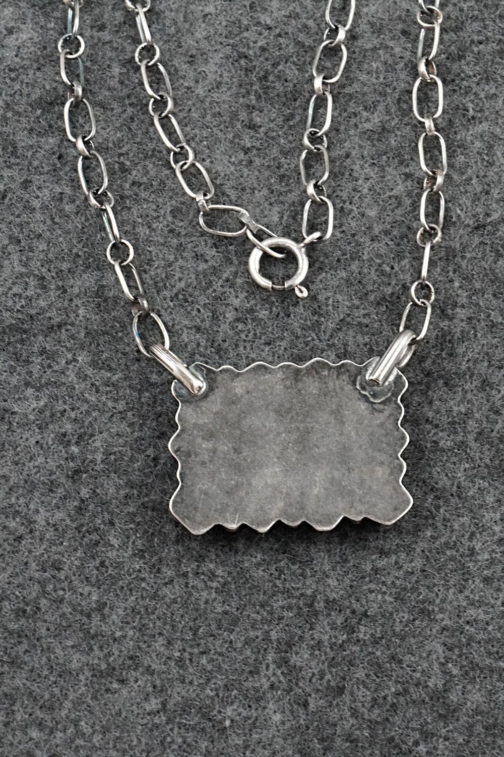 Turquoise & Sterling Silver Necklace - Melissa Anderson