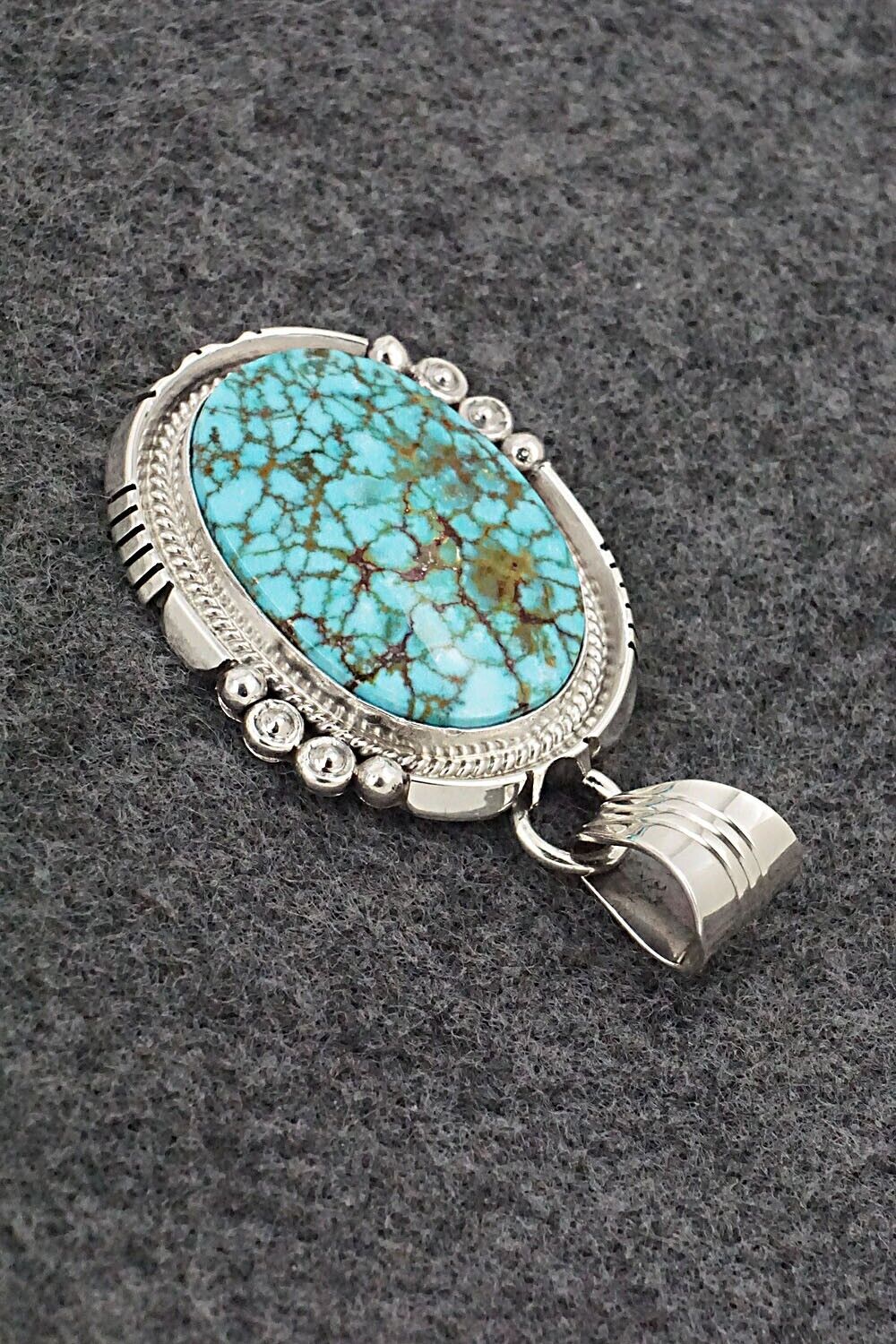 Turquoise & Sterling Silver Pendant - Daniel Benally