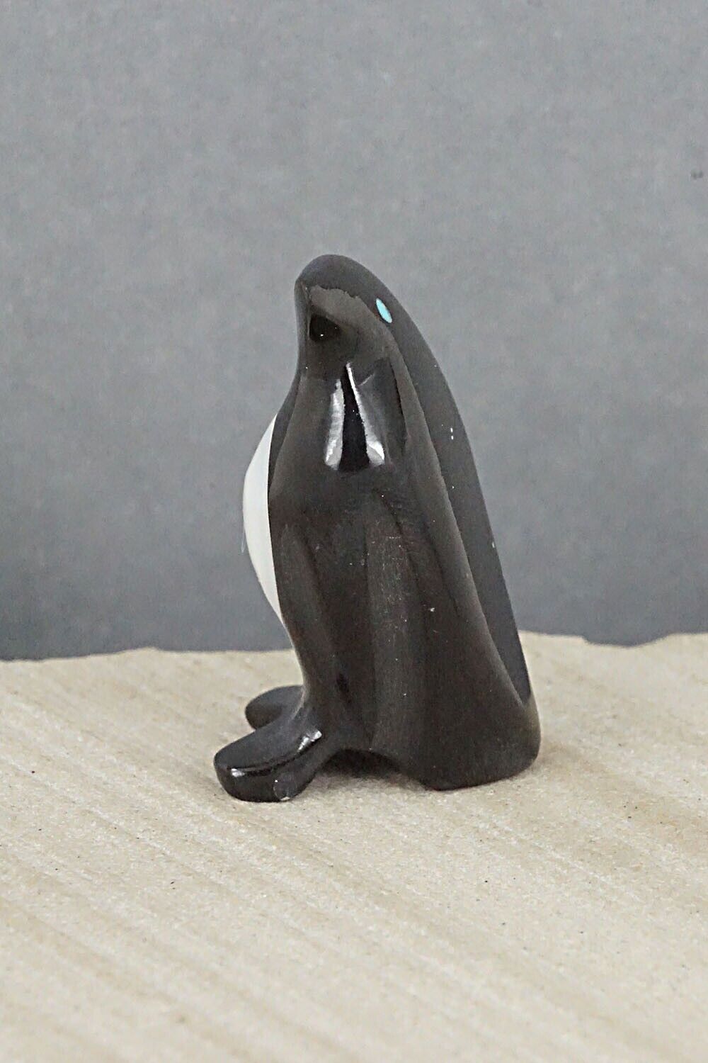 Penguin Zuni Fetish Carving - Calvert Bowannie