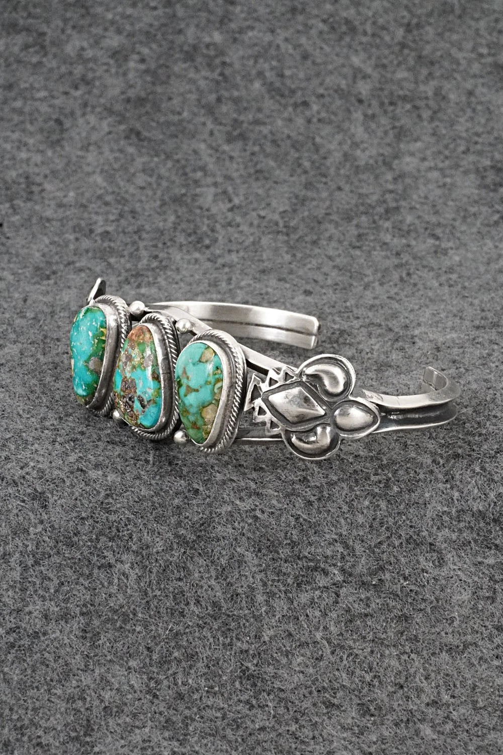 Turquoise & Sterling Silver Bracelet - Sharon McCarthy